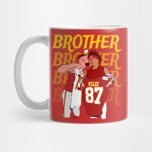 Patrick mahomes 15 x Travis KELCE 87 -Brother Mug